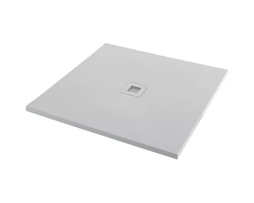 Купить Душевой поддон из искусственного камня Aquanet Pleasure 90x90 258874 Серый в магазине сантехники Santeh-Crystal.ru