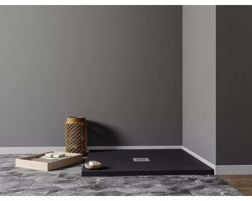 Заказать Душевой поддон из искусственного камня Aquanet Pleasure 90x90 258888 Черный в магазине сантехники Santeh-Crystal.ru