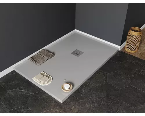 Заказать Душевой поддон из искусственного камня Aquanet Pleasure 120x90 258877 Серый в магазине сантехники Santeh-Crystal.ru