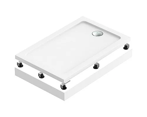 Заказать Акриловый поддон для душа Bas Олимпик 110х80 ПН00055 Белый в магазине сантехники Santeh-Crystal.ru