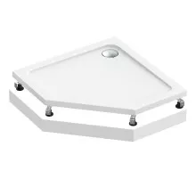 Акриловый поддон для душа Bas Пента 100х100 ПН00063 Белый