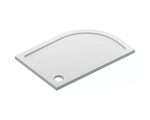 Приобрести Акриловый поддон для душа Bas Раунд 120х80 R ПН00070 Белый в магазине сантехники Santeh-Crystal.ru