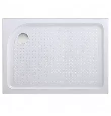Акриловый поддон для душа BelBagno Tray L 100x80x15 TRAY-BB-AH-100/80-15-W-L Белый L с антискользящим покрытием