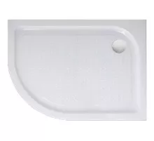 Акриловый поддон для душа BelBagno Tray 100x80 R TRAY-BB-RH-100/80-550-15-W-R Белый