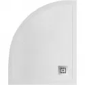 Душевой поддон из искусственного камня BelBagno Uno 120x80 R TRAY-MR-UNO-RH-120/80-550-35-W-R-CR Белый