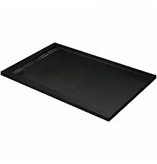 Душевой поддон из искусственного камня Cezares Tray AS 120х90 TRAY-AS-AH-120/90-30-NERO Черный матовый