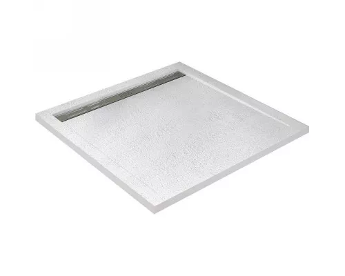Купить Душевой поддон из искусственного камня Cezares Tray AS 90х80 TRAY-AS-AH-90/80-30-W Белый в магазине сантехники Santeh-Crystal.ru