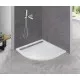 Заказать Душевой поддон из искусственного камня Cezares Tray AS 80x80 TRAY-AS-R-80-30-W Белый в магазине сантехники Santeh-Crystal.ru