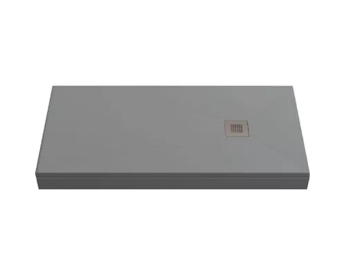 Заказать Душевой поддон из искусственного камня Creto Ares 100x80 1-0006 Серый в магазине сантехники Santeh-Crystal.ru