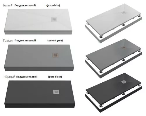 Заказать Душевой поддон из искусственного камня Creto Ares 100x90 1-0030 Белый в магазине сантехники Santeh-Crystal.ru
