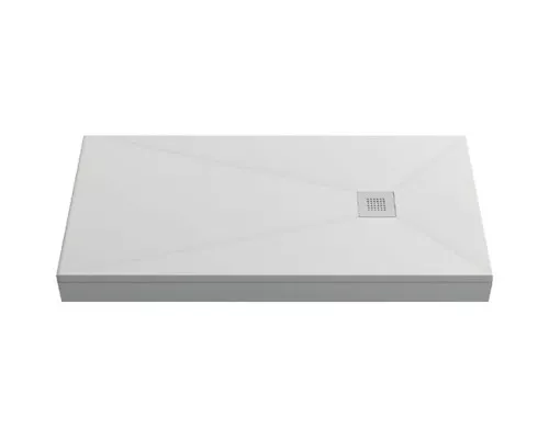 Заказать Душевой поддон из искусственного камня Creto Ares 100x90 1-0030 Белый в магазине сантехники Santeh-Crystal.ru