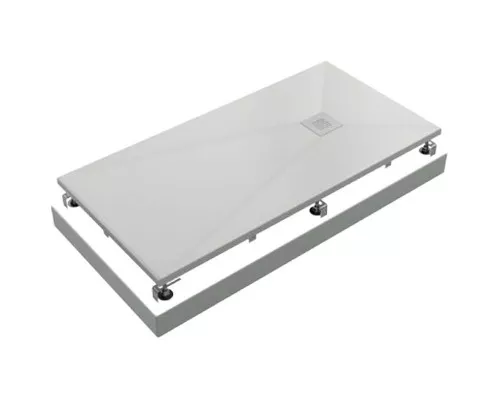 Заказать Душевой поддон из искусственного камня Creto Ares 100x90 1-0030 Белый в магазине сантехники Santeh-Crystal.ru