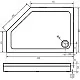 Купить Акриловый поддон для душа Creto Pegas 120х80 R 7-1006 Белый в магазине сантехники Santeh-Crystal.ru