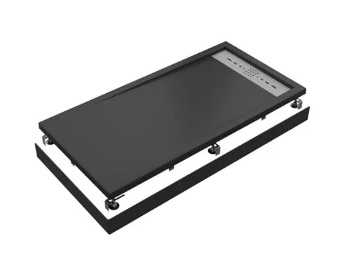 Приобрести Душевой поддон из искусственного камня Creto Scala 120x80 3-0057 Черный в магазине сантехники Santeh-Crystal.ru