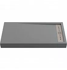 Душевой поддон из искусственного камня Creto Scala 120x90 3-0011 Серый