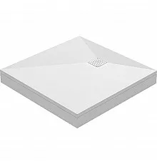Душевой поддон из искусственного камня Good Door Essentia 100x100 ЛП00189 Белый