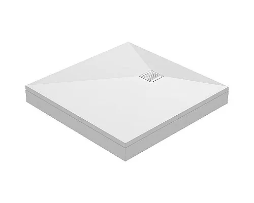Приобрести Душевой поддон из искусственного камня Good Door Essentia 100x100 ЛП00189 Белый в магазине сантехники Santeh-Crystal.ru