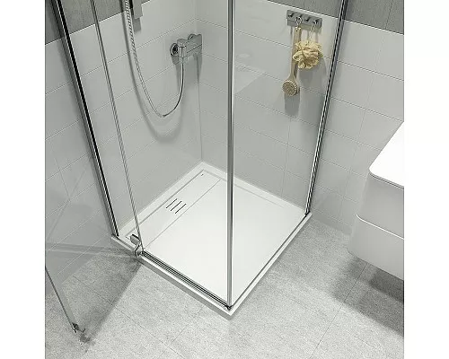 Приобрести Акриловый поддон для душа Iddis Bild 90х90 BIL5WS9i22 Белый матовый в магазине сантехники Santeh-Crystal.ru