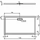 Купить Акриловый поддон для душа Ideal Standard Ultraflat New 140х80 T447001 Белый в магазине сантехники Santeh-Crystal.ru