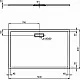 Приобрести Акриловый поддон для душа Ideal Standard Ultraflat New 140х90 T448401 Белый в магазине сантехники Santeh-Crystal.ru