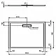 Заказать Акриловый поддон для душа Ideal Standard Ultraflat New 90х90 T4467V3 Черный шелк в магазине сантехники Santeh-Crystal.ru