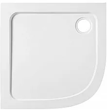Душевой поддон из материала Flight Jacob Delafon Flight 80x80 радиальный Белый