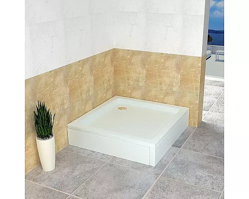 Приобрести Акриловый поддон для душа RGW Acrylic Style 80x80 16180188-11 Белый в магазине сантехники Santeh-Crystal.ru