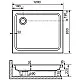 Приобрести Акриловый поддон для душа RGW Acrylic Style 120x80 16180282-11 Белый в магазине сантехники Santeh-Crystal.ru