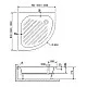 Заказать Акриловый поддон для душа RGW Acrylic BP/CL-S 90x90 16180499-51 Белый в магазине сантехники Santeh-Crystal.ru