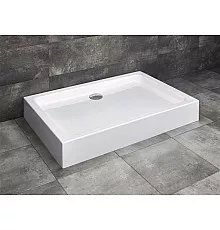 Акриловый поддон для душа Radaway Laros D Compact 90x100x17 белый