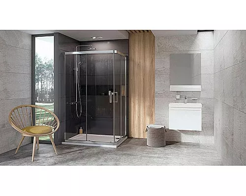 Заказать Душевой поддон из искусственного камня Ravak 10° Gigant Pro 100x80 XA05A40101L Белый в магазине сантехники Santeh-Crystal.ru