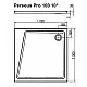 Приобрести Душевой поддон из искусственного камня Ravak 10° Perseus Pro 100x100 XA05AA01010 Белый в магазине сантехники Santeh-Crystal.ru