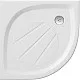 Купить Душевой поддон из искусственного камня Ravak Elipso Pro 90х90 XA237701010 Белый в магазине сантехники Santeh-Crystal.ru
