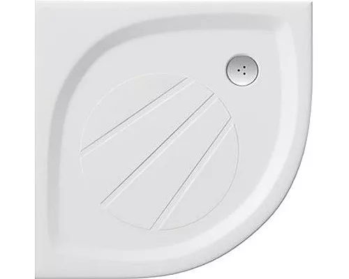 Приобрести Душевой поддон из искусственного камня Ravak Elipso Pro 90х90 Flat XA237711010 Белый в магазине сантехники Santeh-Crystal.ru