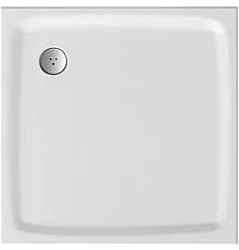 Душевой поддон из искусственного камня Ravak Perseus Pro Chrome 100х100 XA04AA01010 Белый