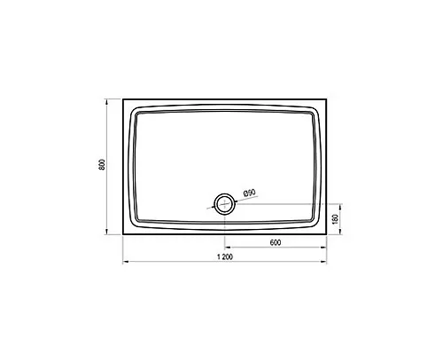 Заказать Душевой поддон из искусственного камня Ravak Gigant Pro Flat 120x80 XA03G411010 Белый в магазине сантехники Santeh-Crystal.ru