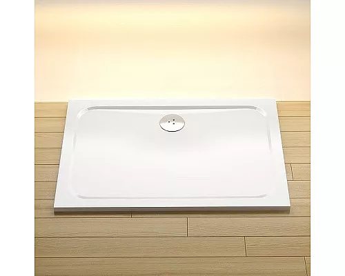 Заказать Душевой поддон из искусственного камня Ravak Gigant Pro Chrome 100x90 XA04A701010 Белый в магазине сантехники Santeh-Crystal.ru