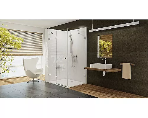 Заказать Душевой поддон из искусственного камня Ravak Gigant Pro Chrome 100x90 XA04A701010 Белый в магазине сантехники Santeh-Crystal.ru