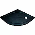 Душевой поддон из искусственного камня Ravak Elipso Pro 80х80 XA234401010BM Черный матовый
