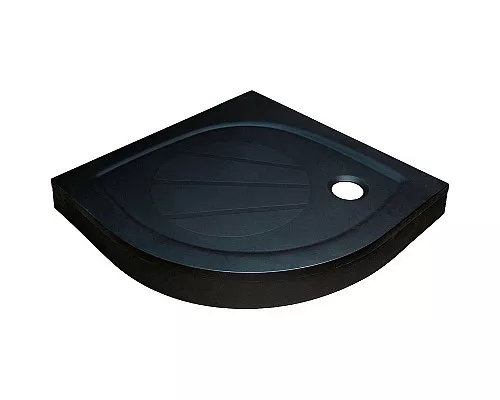 Купить Душевой поддон из искусственного камня Ravak Elipso Pro 90х90 XA237701010BM Черный матовый в магазине сантехники Santeh-Crystal.ru