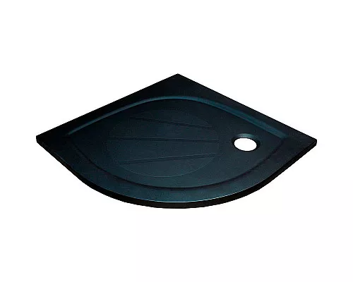 Купить Душевой поддон из искусственного камня Ravak Elipso Pro 90х90 XA237701010BM Черный матовый в магазине сантехники Santeh-Crystal.ru