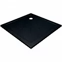 Душевой поддон из искусственного камня Ravak Perseus Pro 90х90 XA037701010BM Черный матовый