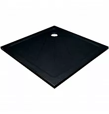 Душевой поддон из искусственного камня Ravak Perseus Pro 90х90 XA037701010BM Черный матовый