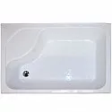 Акриловый поддон для душа Royal Bath BP RB8100BP-L 100х80 Белый