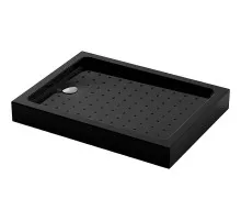 Акриловый поддон для душа Veconi Tezeo TZ-54B 100x90 TZ54B-10090-C5 Черный
