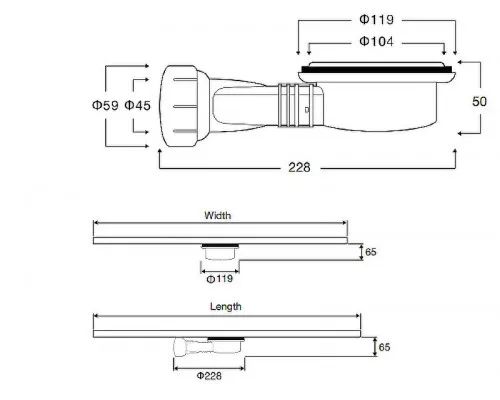 Купить Душевой поддон из искусственного камня Vincea 150x90 VST-4SR9015W+Vsph-D132 Белый матовый в магазине сантехники Santeh-Crystal.ru