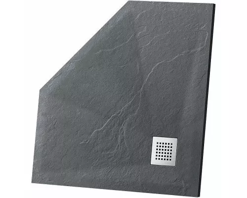 Заказать Душевой поддон из искусственного камня Vincea 100х100 VST-4SP1010A Антрацит в магазине сантехники Santeh-Crystal.ru