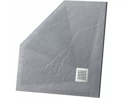 Заказать Душевой поддон из искусственного камня Vincea 100х100 VST-4SP1010G Серый в магазине сантехники Santeh-Crystal.ru
