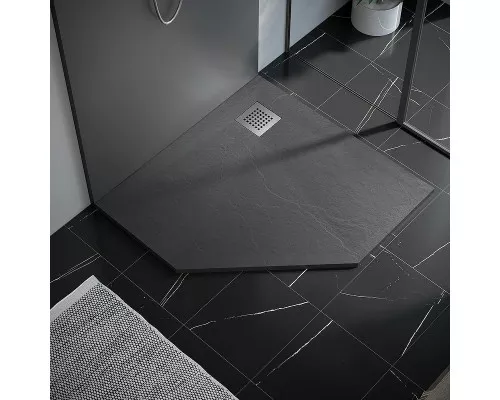 Заказать Душевой поддон из искусственного камня Vincea 100х100 VST-4SP1010G Серый в магазине сантехники Santeh-Crystal.ru