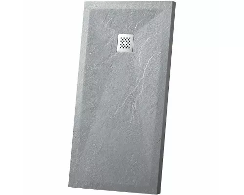 Приобрести Душевой поддон из искусственного камня Vincea 100x90 VST-4SR9010G Серый в магазине сантехники Santeh-Crystal.ru